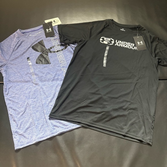 NWT Under Armour Athletic tee Set Boys Youth Size Large - Picture 1 of 4